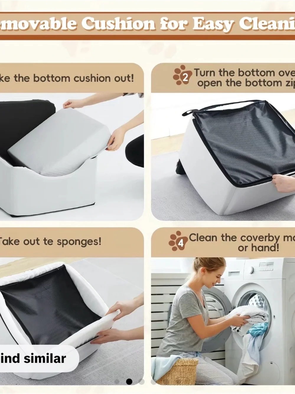 Pet Travel Booster Seat - White Dog Car Seat